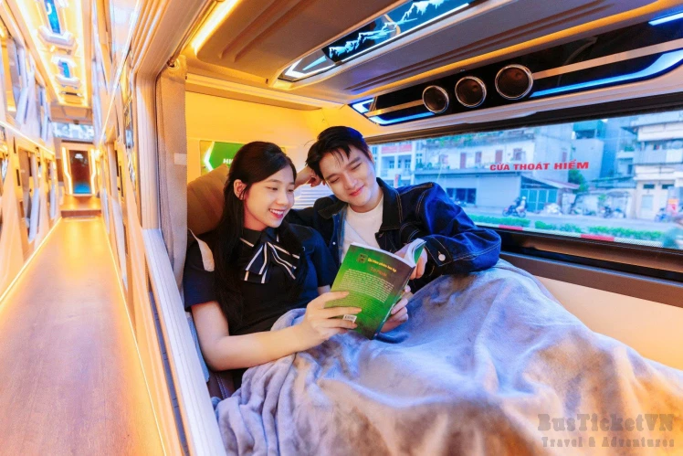HK Open Tour: Hanoi - Sapa Bus Cabin Bus - Slide 4